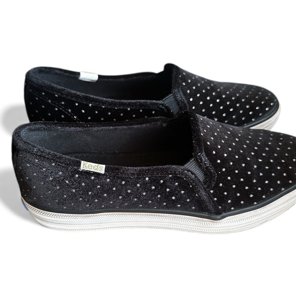 EUC kate spade X Keds Double Decker Quilted Diamond Quilted Sneakers Size 6.5 - Picture 3 of 13